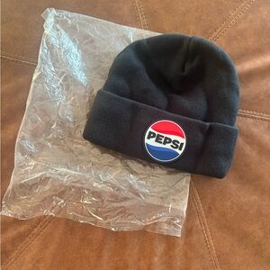 Pepsi Black Beanie Hat